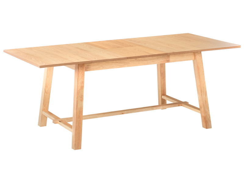 Stół do jadalni rozkładany BARNES Jesion jasny 160/200 cm 90 cm 727710