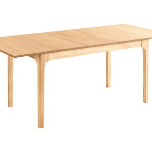 Stół do jadalni rozkładany DELMAS Jesion jasny 160/200 cm 90 cm 727709 Stół do jadalni rozkładany DELMAS Jesion jasny 160/200 cm 90 cm 727709