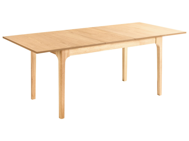 Stół do jadalni rozkładany DELMAS Jesion jasny 160/200 cm 90 cm 727709