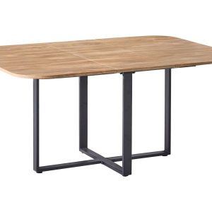Stół do jadalni rozkładany MDF 120/160 x 120 cm brązowy 870380 Stół do jadalni rozkładany MDF 120/160 x 120 cm brązowy 870380