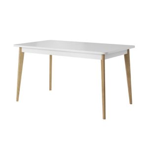 Stół do jadalni rozkładany PRIMO 140x80cm Biały Dąb Riviera 400932 Stół do jadalni rozkładany PRIMO 140x80cm Biały Dąb Riviera 400932