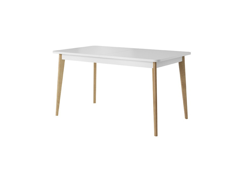 Stół do jadalni rozkładany PRIMO 140x80cm Biały Dąb Riviera 400932