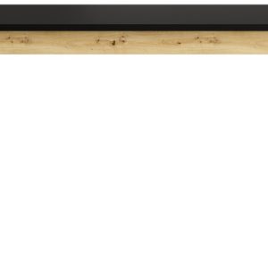 Stół do jadalni RUSTICA 180 cm dąb artisan czarny blat 764552 Stół do jadalni RUSTICA 180 cm dąb artisan czarny blat 764552