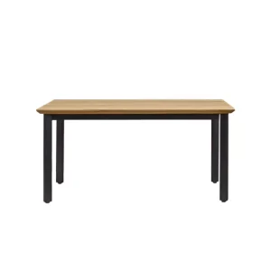 Stół do jadalni z dębowym blatem ATTON 160 x 90 358875 Stół do jadalni z dębowym blatem ATTON 160 x 90 358875