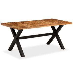Stół do jadalni z drewna akacjowego i mango, 180x90x76 cm 383750 Stół do jadalni z drewna akacjowego i mango, 180x90x76 cm 383750