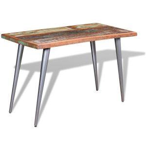 Stół do jadalni z litego drewna odzyskanego, 120x60x76 cm 383471 Stół do jadalni z litego drewna odzyskanego, 120x60x76 cm 383471