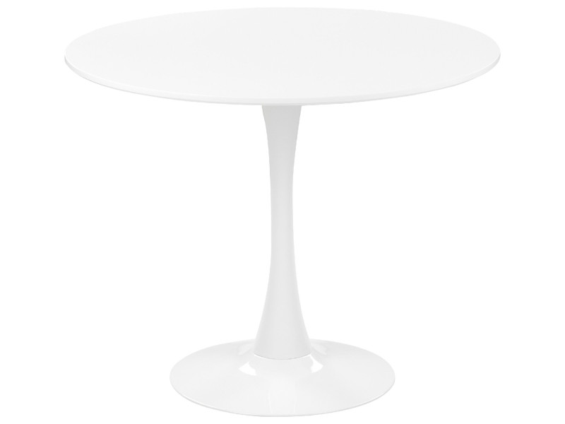 Stół do kuchni jadalni 90 cm biały 193756