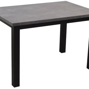 Stół do kuchni jadalni salonu LAP 120×80 Czarny/Beton 412792 Stół do kuchni jadalni salonu LAP 120×80 Czarny/Beton 412792