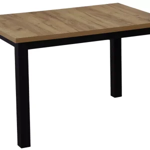 Stół do kuchni jadalni salonu LAP 120×80 Czarny/Dąb Craft 412793 Stół do kuchni jadalni salonu LAP 120×80 Czarny/Dąb Craft 412793