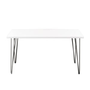 Stół FISK 138 x 80 cm do kuchni, salonu, jadalni Biały 1062654 Stół FISK 138 x 80 cm do kuchni, salonu, jadalni Biały 1062654