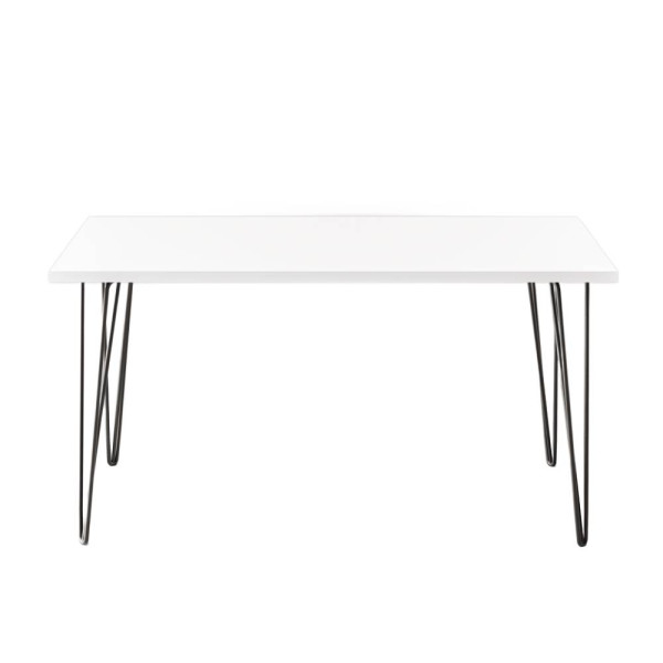 Stół FISK 138 x 80 cm do kuchni, salonu, jadalni Biały 1062654