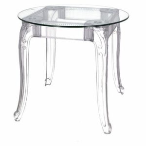Stół Ghost 80cm transparentny glamour 70993