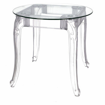 Stół Ghost 80cm transparentny glamour 70993