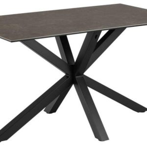 STÓŁ Heaven CERAMICZNY BLAT czarny 135×80 cm Afairbanks 567552