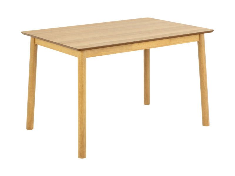 Stół Hikari 120x80 – dla 4 osób, skandynawski styl, drewno kauczukowe 772373