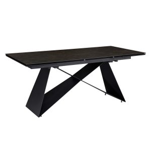 Stół Jadalniany 180-260 cm Rozkładany Ceramika Szkło Metalowy 710764 Stół Jadalniany 180-260 cm Rozkładany Ceramika Szkło Metalowy 710764