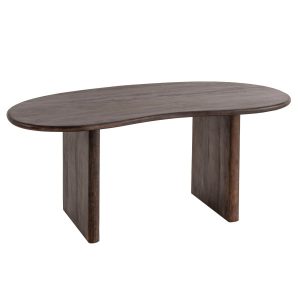 Stół Jadalniany 180 cm Drewno Lite Ciemnobrązowy Nowoczesny Okrągły 710720 Stół Jadalniany 180 cm Drewno Lite Ciemnobrązowy Nowoczesny Okrągły 710720