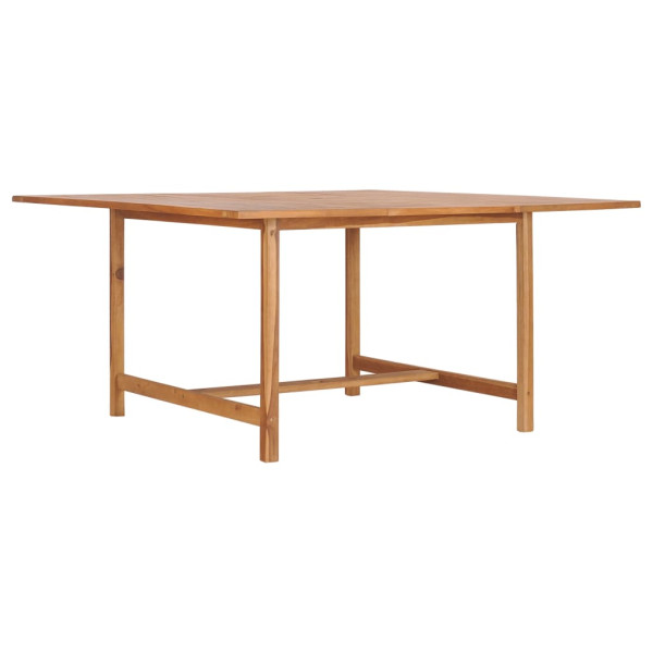Stół jadalniany Brąz 150 x 150 x 76 cm Drewno vidaXL 371680