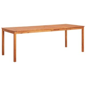 Stół jadalniany Brąz 215 x 90 x 74 cm Drewno vidaXL 406728 Stół jadalniany Brąz 215 x 90 x 74 cm Drewno vidaXL 406728