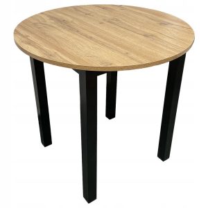 Stół jadalniany nowoczesny skandynawski kuchnia salon Wiktor ø90 cm dąb 796123 Stół jadalniany nowoczesny skandynawski kuchnia salon Wiktor ø90 cm dąb 796123