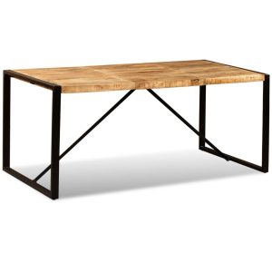 Stół jadalniany, surowe drewno mango, 180 cm 383740