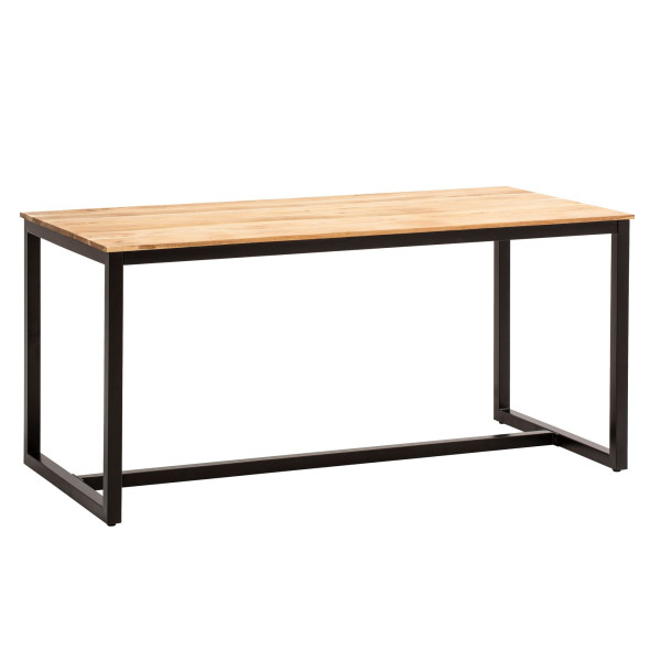 Stół Jadalny Akacja Lite Drewno Metalowy Stół Loft Style Prostokątny 180 cm 710726