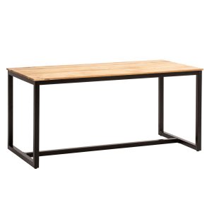 Stół Jadalny Akacja Lite Drewno Metalowy Stół Loft Style Prostokątny 200 cm 710687