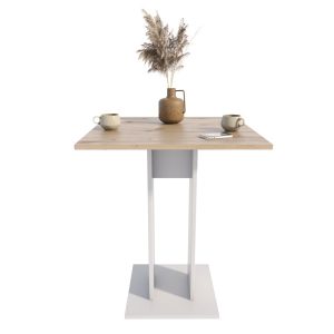 Stół Jula 70 x 70 dąb artisan/biały 570597 Stół Jula 70 x 70 dąb artisan/biały 570597