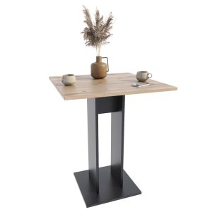 Stół Jula 70 x 70 dąb artisan/czarny 570596 Stół Jula 70 x 70 dąb artisan/czarny 570596