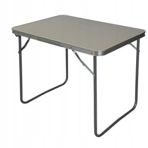 Stół kempingowy składany turystyczny aluminiowy stolik SC1000 szary 874446 Stół kempingowy składany turystyczny aluminiowy stolik SC1000 szary 874446