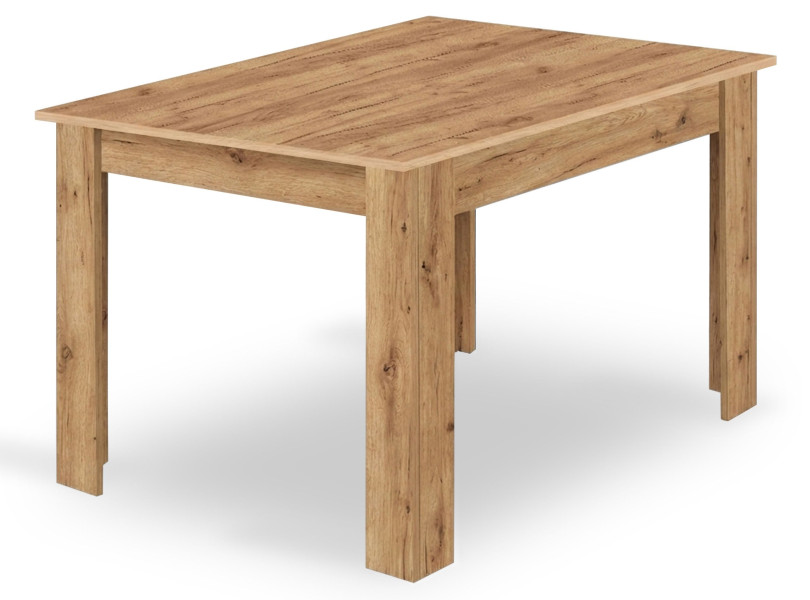 Stół kuchenny 120x80 dąb craft do jadalni salonu prostokątny 970156
