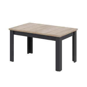 Stół kuchenny AGA rozkładany 100×180 sonoma – czarny 963245 Stół kuchenny AGA rozkładany 100×180 sonoma – czarny 963245