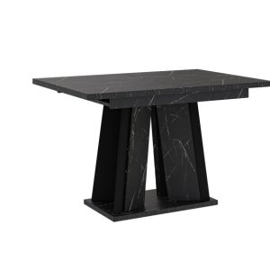 Stół kuchenny jadalniany rozkładany DOHA dekor czarny marmur 120×80 cm 253100 Stół kuchenny jadalniany rozkładany DOHA dekor czarny marmur 120×80 cm 253100