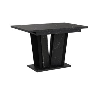 Stół kuchenny jadalniany rozkładany DOHA2 dekor czarny marmur 120×80 cm 259462 Stół kuchenny jadalniany rozkładany DOHA2 dekor czarny marmur 120×80 cm 259462