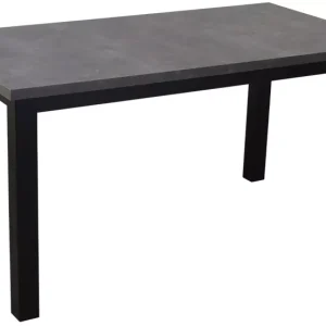 Stół kuchenny rozkładany LAP 150/190×80 Czarny/Beton 412798 Stół kuchenny rozkładany LAP 150/190×80 Czarny/Beton 412798
