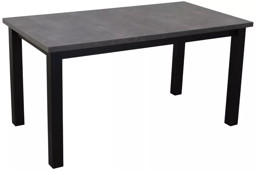Stół kuchenny rozkładany LAP 150/190x80 Czarny/Beton 412798