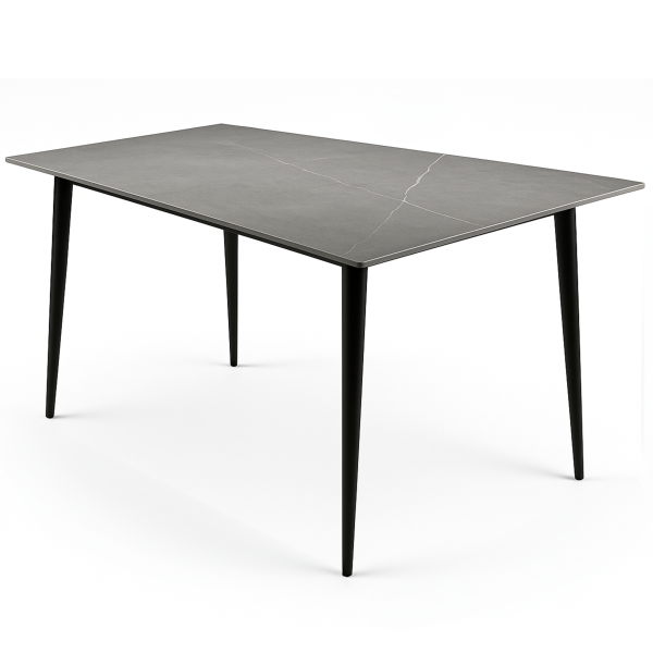 Stół kuchenny stolik ława kuchni salonu jadalni Markinia 140x80x75 cm Grey 759861