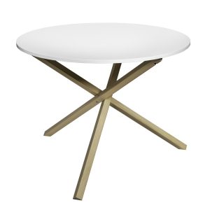 Stół Leander 100 cm biały 152464 Stół Leander 100 cm biały 152464