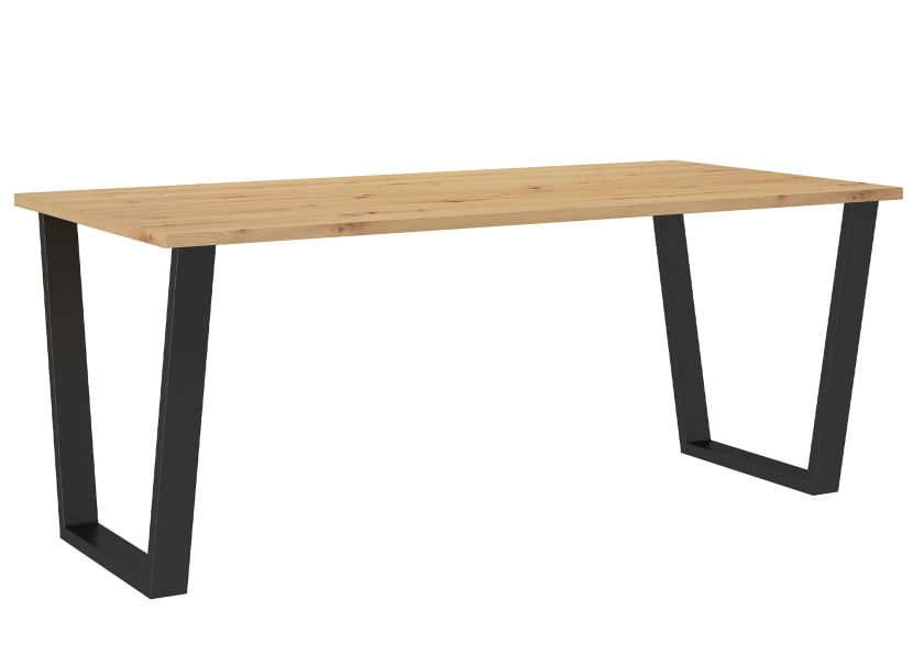 Stół loftowy do salonu Cezar 185x90 Dąb Artisan 198847