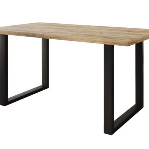 Stół loftowy SOFTI U rozkładany 140×90/180, Dąb Craft, n. czarne 925024 Stół loftowy SOFTI U rozkładany 140×90/180, Dąb Craft, n. czarne 925024