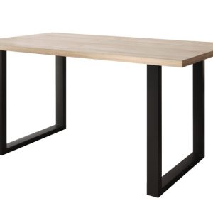 Stół loftowy SOFTI U rozkładany 160×90/200, Dąb Sonoma, n. czarne 925044 Stół loftowy SOFTI U rozkładany 160×90/200, Dąb Sonoma, n. czarne 925044