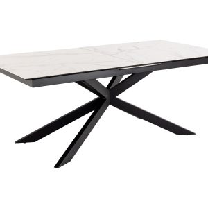 Stół Milano rozkładany ceramiczny white Akranes rough 200–240×100 cm 868572 Stół Milano rozkładany ceramiczny white Akranes rough 200–240×100 cm 868572