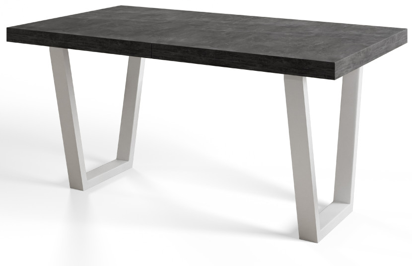 Stół nierozkładany LOFT TRAPEZ 160X90 Atelier ciemny/biały 1057887