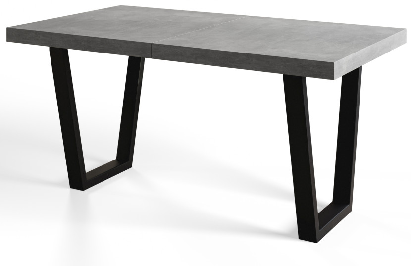 Stół nierozkładany LOFT TRAPEZ 160X90 Atelier jasny/czarny 1057655