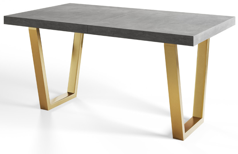 Stół nierozkładany LOFT TRAPEZ 160X90 Atelier jasny/złoty 1057720