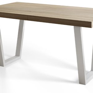 Stół nierozkładany LOFT TRAPEZ 160X90 Dąb Sonoma/biały 1057895