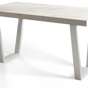 Stół nierozkładany LOFT TRAPEZ 160X90 Marmur Bianco/biały 1057769