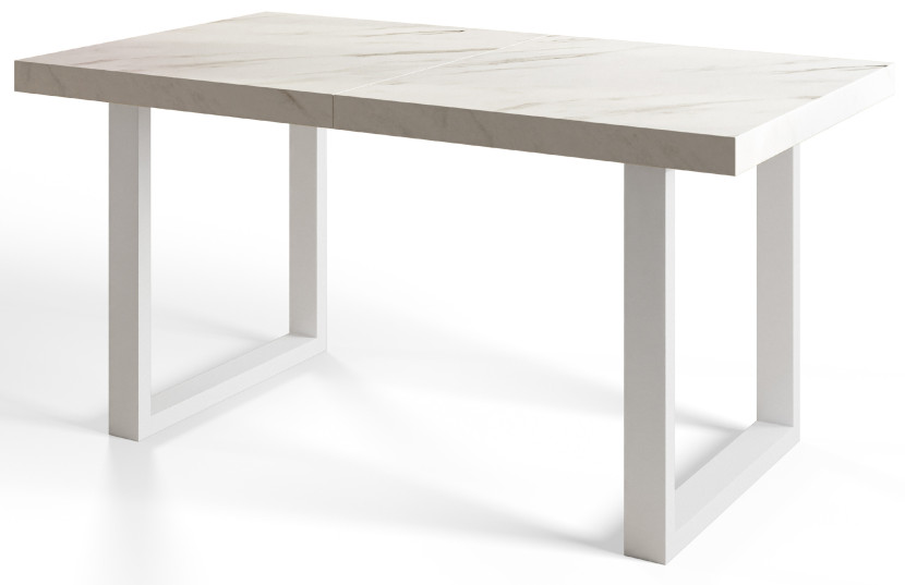 Stół nierozkładany LOFT U 140X80 Atelier ciemny/biały 1057892