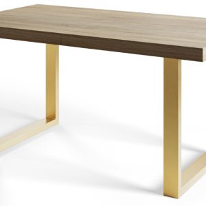 Stół nierozkładany LOFT U 140X80 Biały/złoty 1057866 Stół nierozkładany LOFT U 140X80 Biały/złoty 1057866