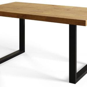 Stół nierozkładany LOFT U 140X80 Dąb Sonoma/czarny 1057885